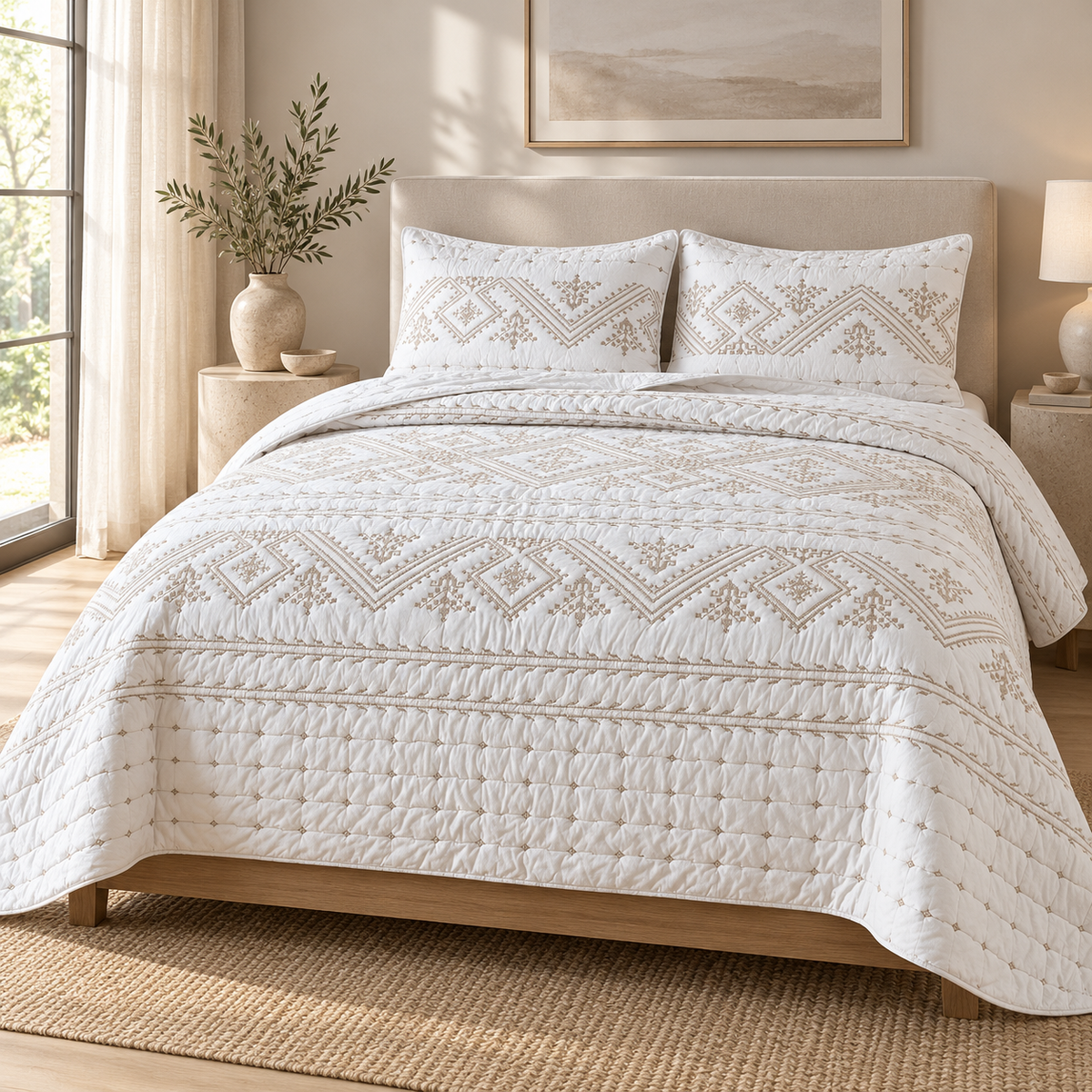 Couvre-lit Prestige – Couvre-lit et 2 taies | LAVANA