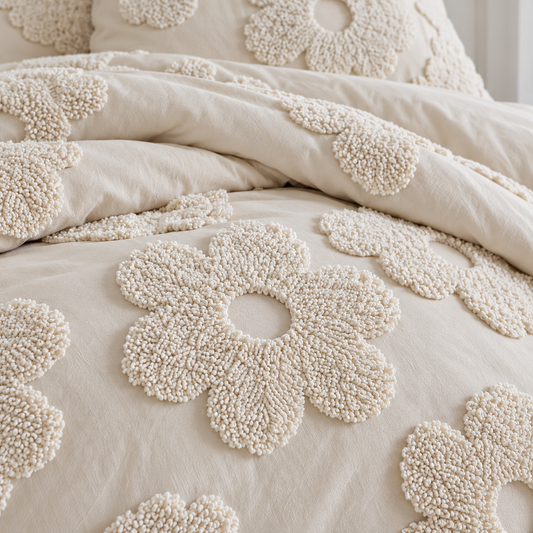 Parure de lit Élégance – Couette et 2 taies | LAVANA